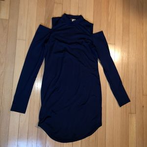 Navy blue mini dress